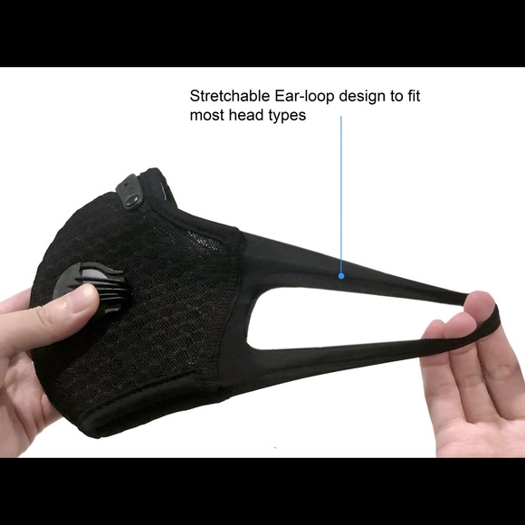 Mask with valve and filter - Picture 3 of 5